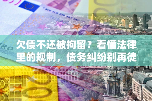 北京欠债不还被拘留？看懂法律里的规制，债务纠纷别再徒劳奔波