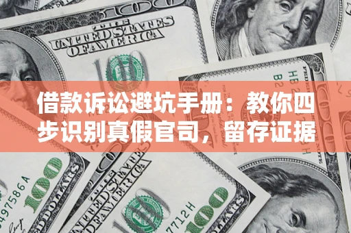 北京借款诉讼避坑手册：教你四步识别真假官司，留存证据不踩雷