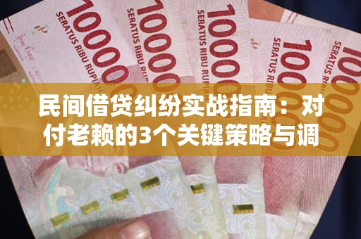 北京民间借贷纠纷实战指南：对付老赖的3个关键策略与调解盲区解析
