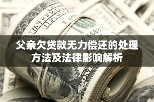 北京父亲欠贷款无力偿还的处理方法及法律影响解析