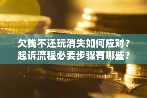 北京欠钱不还玩消失如何应对？起诉流程必要步骤有哪些？